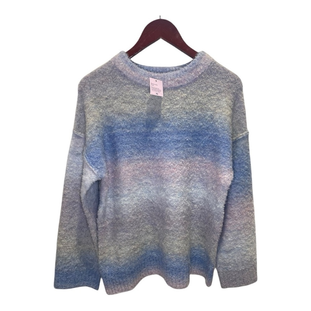 Wild Fable Blue Ombre Crew Neck Sweater